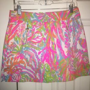 Lilly Pulitzer Marigold Skort in Scuba to Cuba